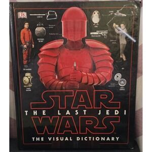 Star Wars The Last Jedi Visual Dictionary Hardcover 2017 Preowned